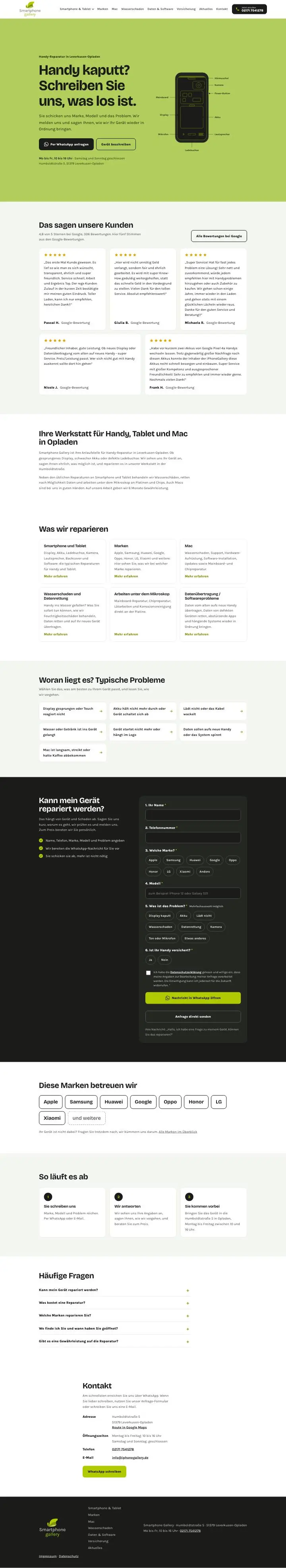 Website Smartphone Gallery